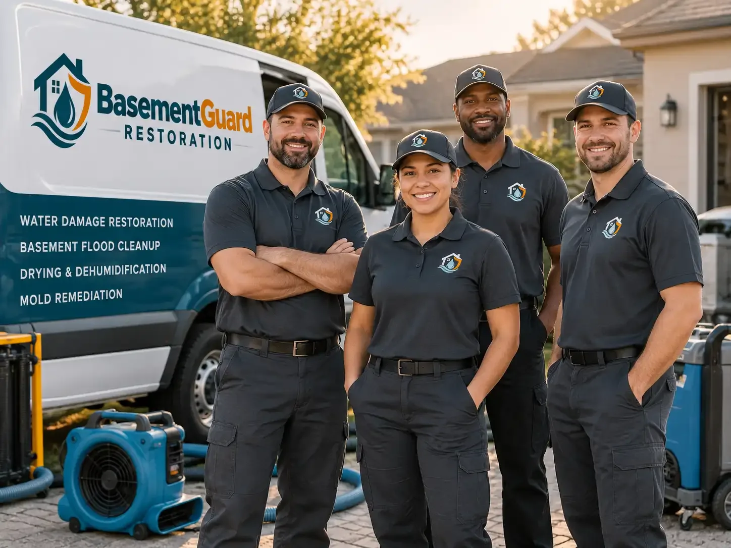 Basement Water Damage Restoration company in Melcher Dallas, IA